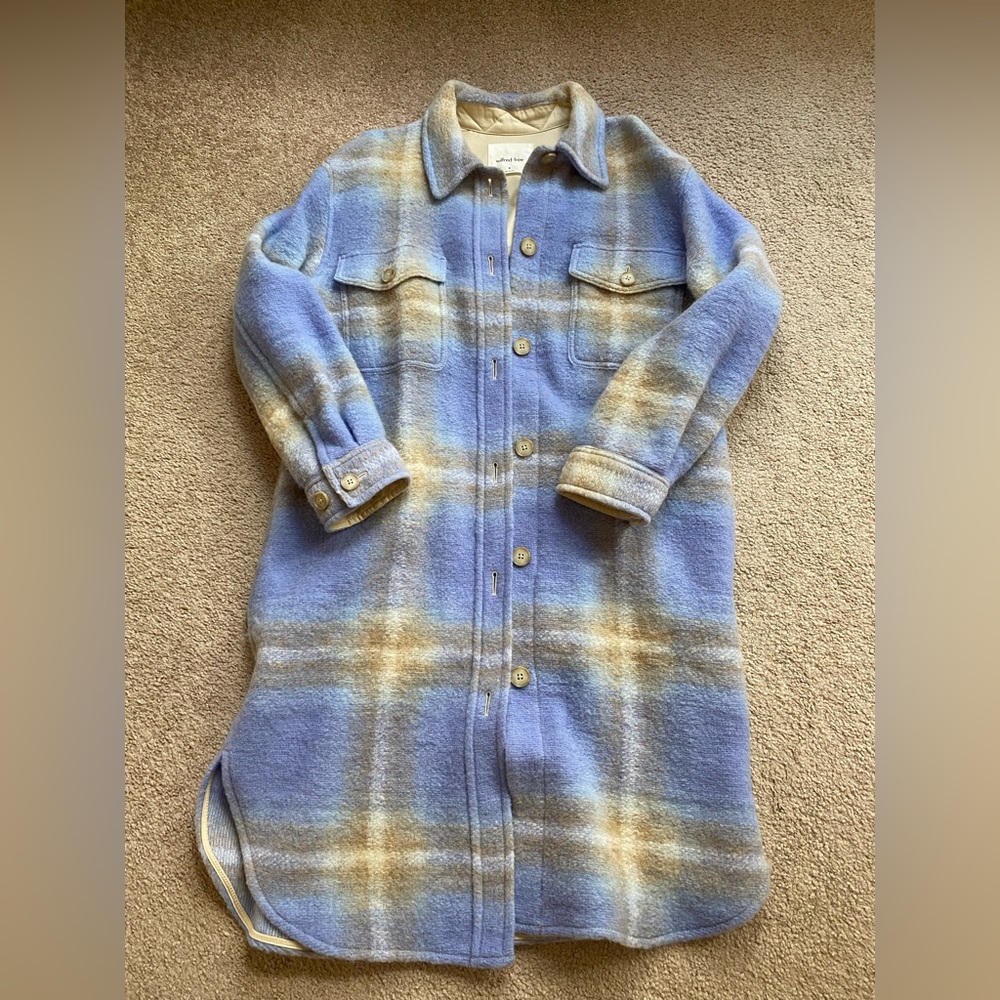 Wilfred Free The Ganna Long Shirt Jacket- size M